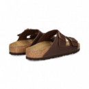 Pala 2 Hebillas Birko Flor Marron  BIRKENSTOCK