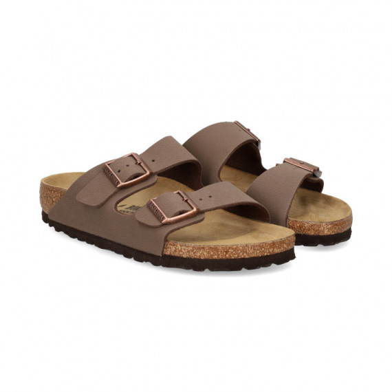 Pala 2 Hebillas Birko-flor Moka  BIRKENSTOCK