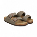 Pala 2 Hebillas Birko-flor Gris  BIRKENSTOCK