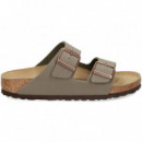 Pala 2 Hebillas Birko-flor Gris  BIRKENSTOCK