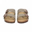 Pala 2 Hebillas Birko-flor Gris  BIRKENSTOCK