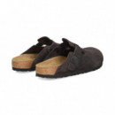 Zueco Terciopelo Gris  BIRKENSTOCK