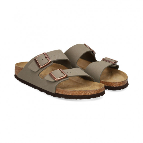 Pala 2 Hebillas Birko-flor Gris  BIRKENSTOCK