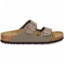 Pala 2 Hebillas Birko-flor Gris  BIRKENSTOCK