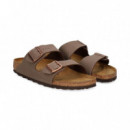 Pala 2 Hebillas Birko-flor Moka  BIRKENSTOCK