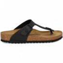 Esclava Birko Flor Negro  BIRKENSTOCK