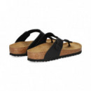 Esclava Birko Flor Negro  BIRKENSTOCK