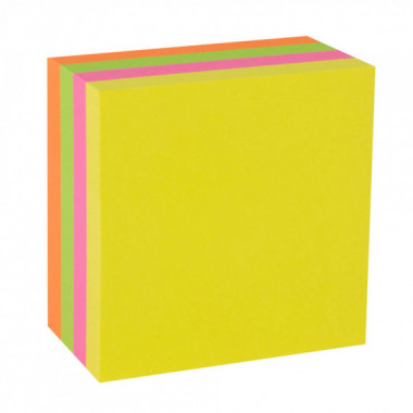 NOTAS ADHESIVAS 75X75 (400 H.) FLUOR