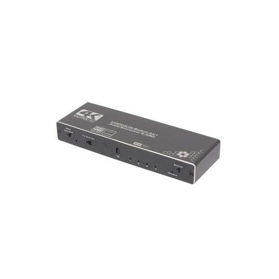 EUROCONNEX Switch HDMI 4X1 4K 60HZ con Mando/salida Audio Spdif/coaxial/jack 3.5/ARC AV18