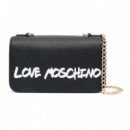 Bolsos Graffiti Leather Shoulder  LOVE MOSCHINO