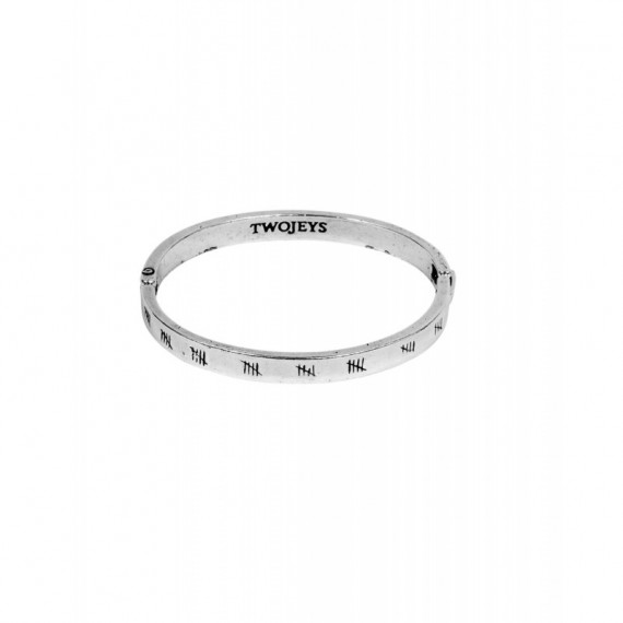 Pulsera Brazalete TWOJEYS Hope Silver 19CM