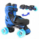 Patines Combo Neón Azul (34-37)