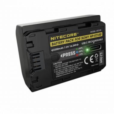 Batería NITECORE para Sony NP-FZ100 con Carga Directa Usb-c