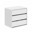 Cajonera 3 Cajones 57X60X44CM Blanco MOMI