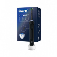 BRAUN Oral-b Cepillo Vitality Pro con 3 Modos de Limpieza Negro (D103.413.3)
