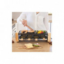 Raclette Cheese&grill 8200 Wood Black  CECOTEC