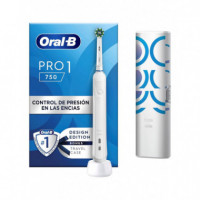 BRAUN Oral B Cepillo Pro 1 750 con Funda de Viaje (D16.513.UX)