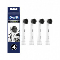 BRAUN Oral B Repuesto Pure-clean Charcoal Carbón Pack 4