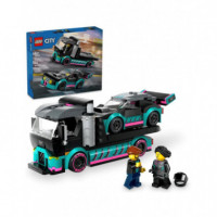 LEGO 60406 Coche de Carreras y Camión de Transporte