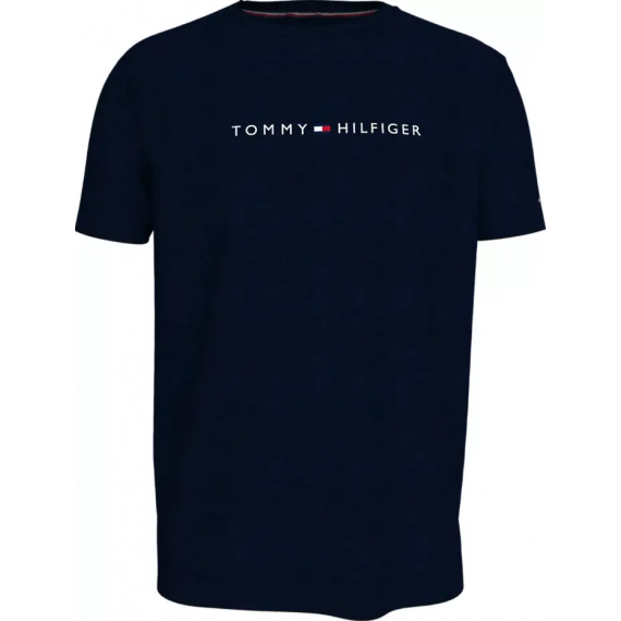 Camiseta TOMMY HILFIGER Azul Marina Logo Frontal