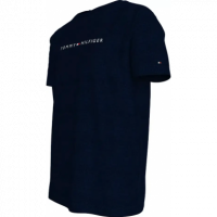 Camiseta TOMMY HILFIGER Azul Marina Logo Frontal