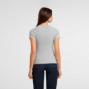 Camiseta Acanalada con Corte Slim  GUESS