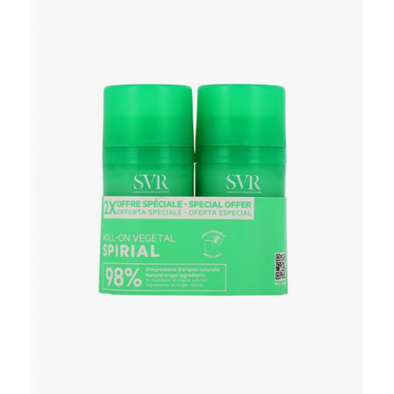 Svr Spirial Roll On Vegetal Duplo 2 X 50 Ml  LAB SVR ESPAÑA