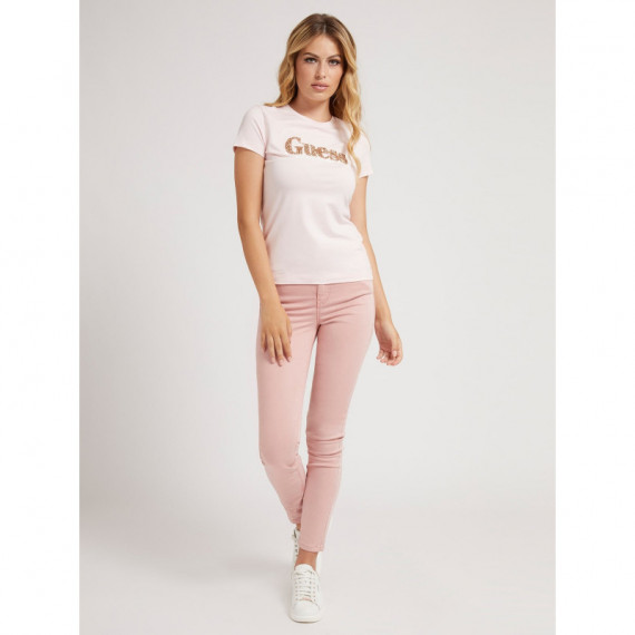 Ss Cn Astrelle Tee Ballet Pink  GUESS