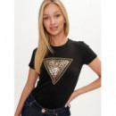 Ss Cn Triangle Leo Tee Jet Black A996  GUESS