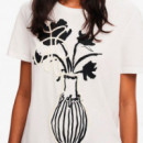 Camiseta Shadow Lisa con Jarrón  DESIGUAL