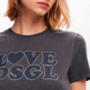 Camiseta Love Dsgl  DESIGUAL