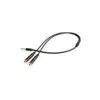 GEMBIRD Cable Jack Adaptador de Audio Mas Microfono de 3,5MM 0.20M