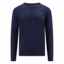 Jersey Ls Sf Vn Pp-long Sleeve-sweater  RALPH LAUREN