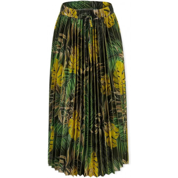 Falda Larga Abel MIDI Plated Skirt  GUESS