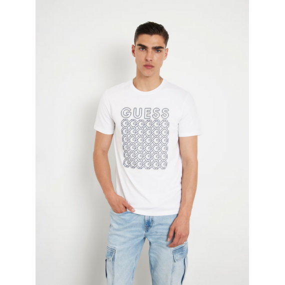 Camiseta GUESS Chain Tee Blanca