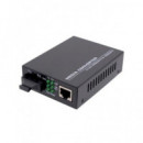 Convertidor Fibra Optico a Ethernet RJ45 T1310NM 20KM 10/100/1000 para Sc Duplex Tx/rx OMC03SC  LALO