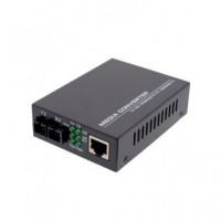 Convertidor Fibra Optico a Ethernet RJ45 T1310NM 20KM 10/100/1000 para Sc Duplex Tx/rx OMC03SC  LALO