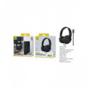 One Plus Auricular Casco Estereo de Cable con Microfono NC3283 Conector Tipo C Negro  MTK