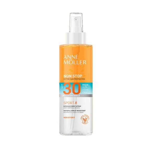 Non Stop Sport Spray Corporal Bifásico SPF30  ANNE MÖLLER