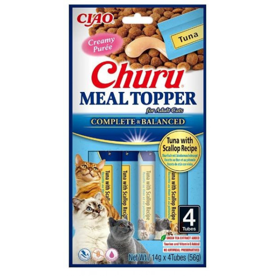 CHURU Meal Topper Gato Atún con Vieira