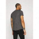 Camiseta Tommy Xslim Jaspe V Neck Gris  TOMMY JEANS