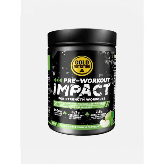 GOLD NUTRITION PRE-WORKOUT MANZANA VERDE 400GR