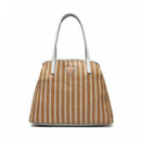 Bolso Shopper Vikky de Rafia  GUESS