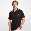 Polos Chest Logo Tipped Polo  MICHAEL KORS