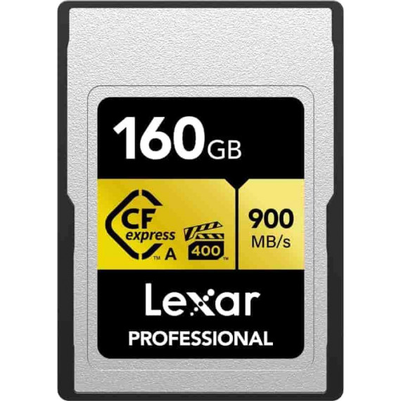 LEXAR Tarjeta Cfexpress Pro Tipo a Serie Gold 160GB/R900-W800MB/S