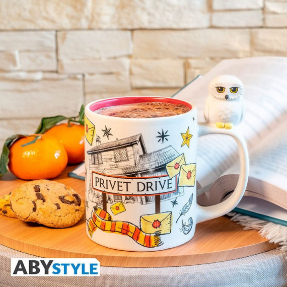 Taza Hedwig y Privet Drive 3D