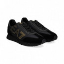 EA7 Oro Deportivo Nylon Negro