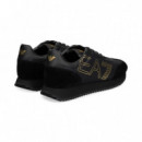 EA7 Oro Deportivo Nylon Negro