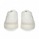 Talon Azulon Ante+piel Blanco  CALVIN KLEIN