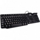 TECLADO + LECTOR CHIP DNI 4.0 COOLBOX USB BLACK